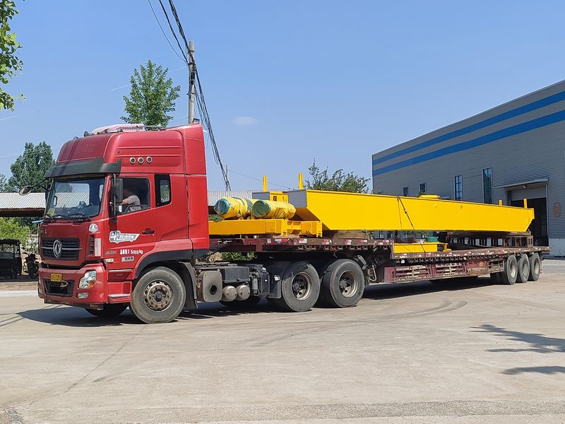 電動葫蘆橋式起重機  LH16/5t-16.4m 制作完成，發(fā)往湖南交付客戶使用。